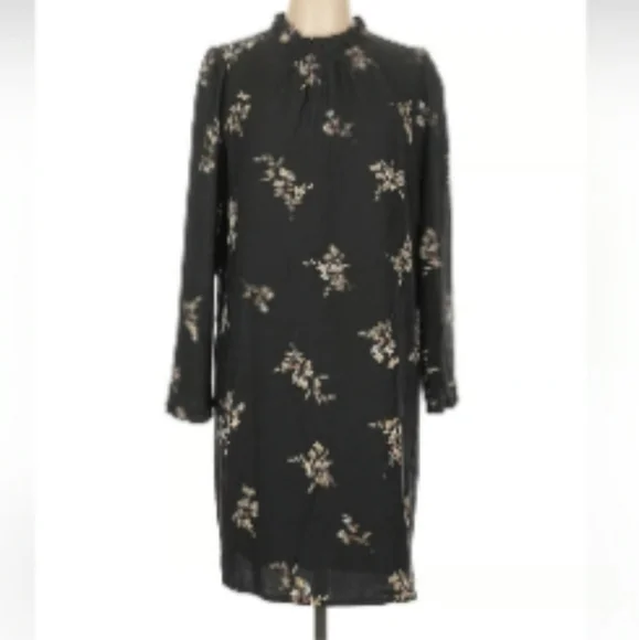 NWT Women's J.Crew Ruffleneck Floral Shift Dress - Picture 5 of 12